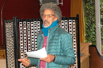 Omar Taleb, lors de l'assemble gnrale des Lorientales qui se tenait fin de l'anne dernire