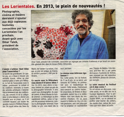 Le Tlgramme, 5 janvier 2013